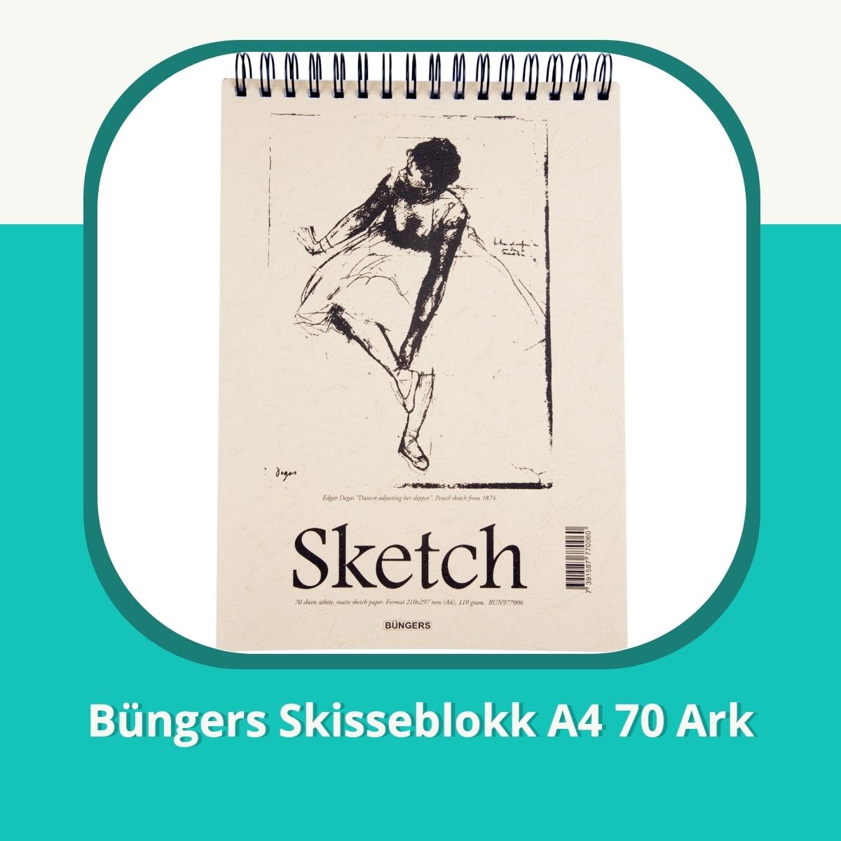 Anmeldelse af Büngers Skisseblokk A4 70 Ark