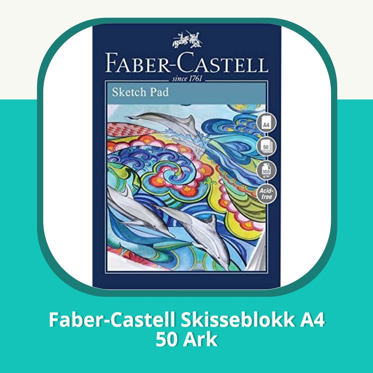 Anmeldelse af Faber-Castell Skisseblokk A4 50 Ark