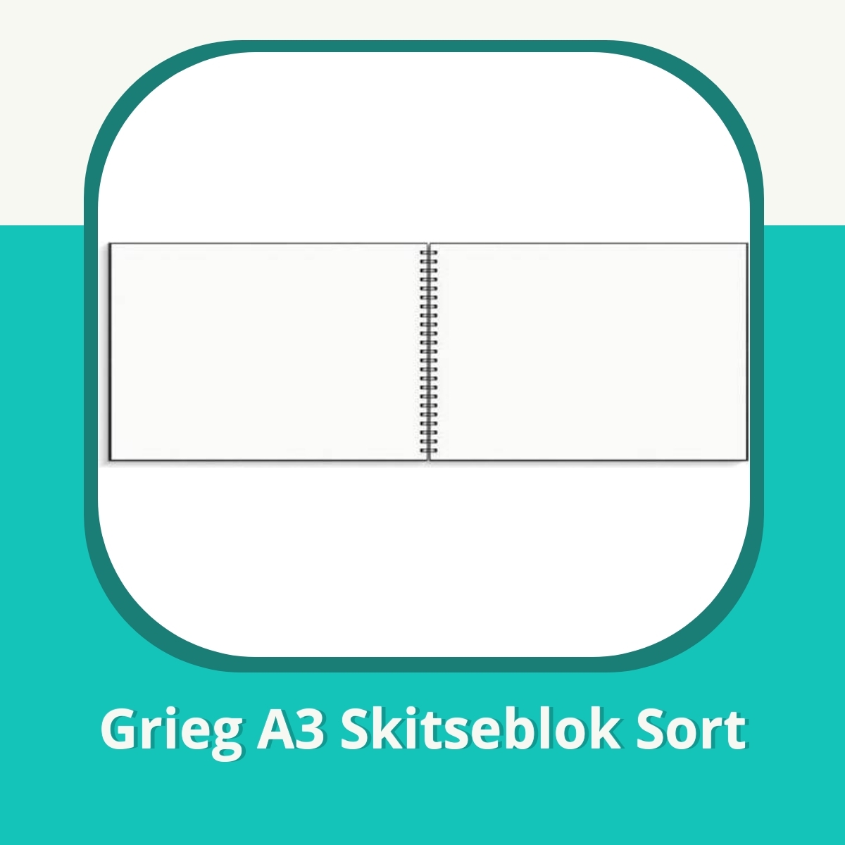 Anmeldelse af Grieg A3 Skitseblok Sort