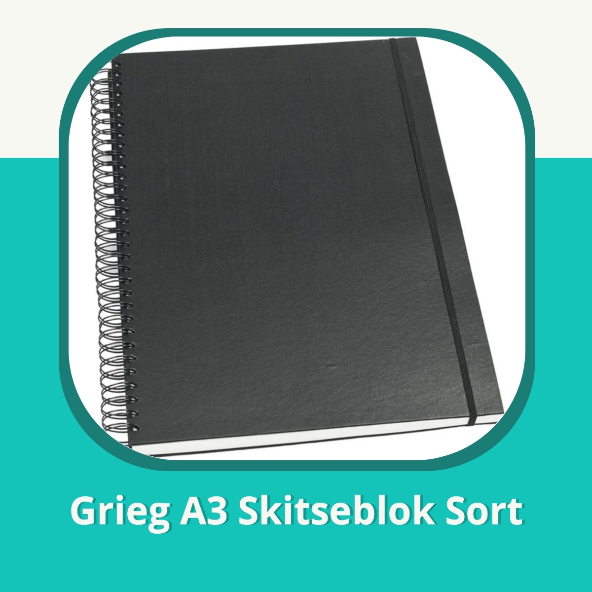 Anmeldelse af Grieg A3 Skitseblok Sort