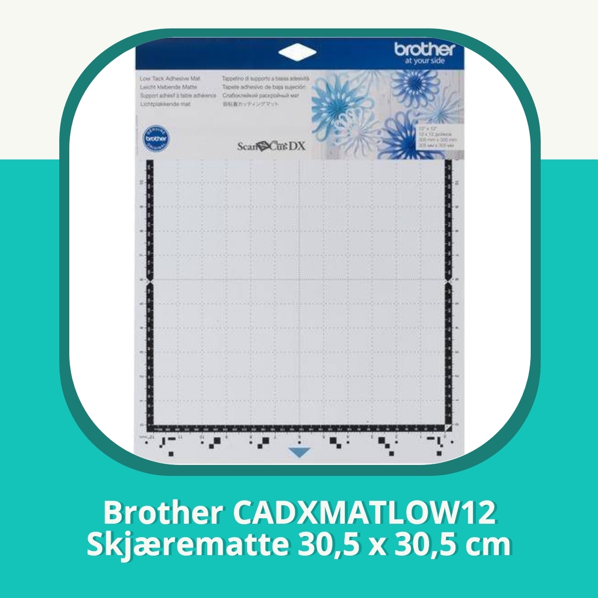Anmeldelse af Brother CADXMATLOW12 Skjærematte 30,5 x 30,5 cm