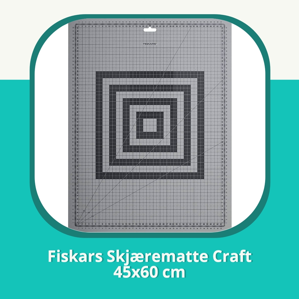 Anmeldelse Fiskars Skjærematte Craft 45x60 cm