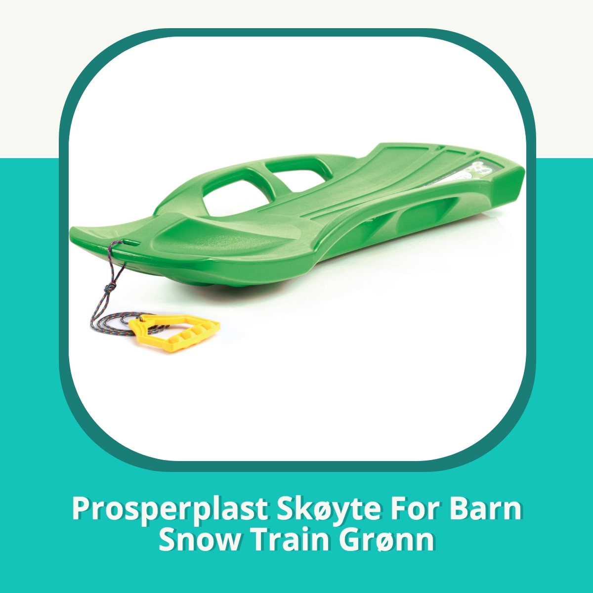 Anmeldelse af Prosperplast Skøyte For Barn Snow Train Grønn