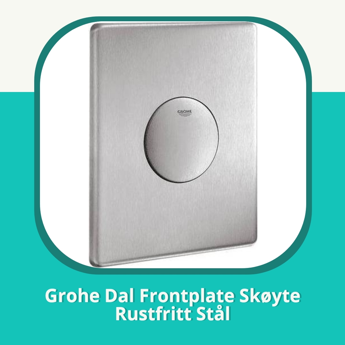 Anmeldelse Grohe Dal Frontplate Skøyte Rustfritt Stål