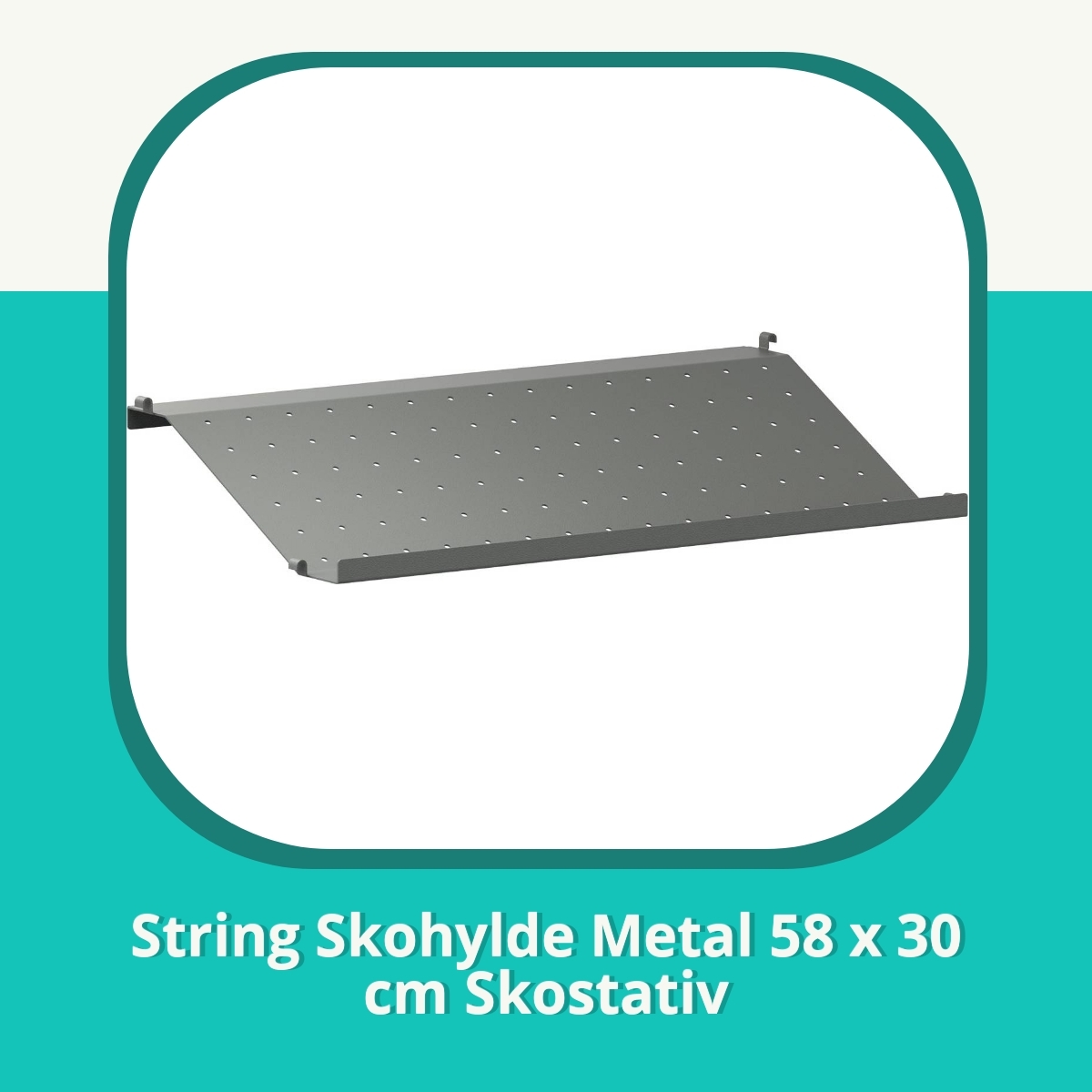 Anmeldelse af String Skohylde Metal 58 x 30 cm Skostativ