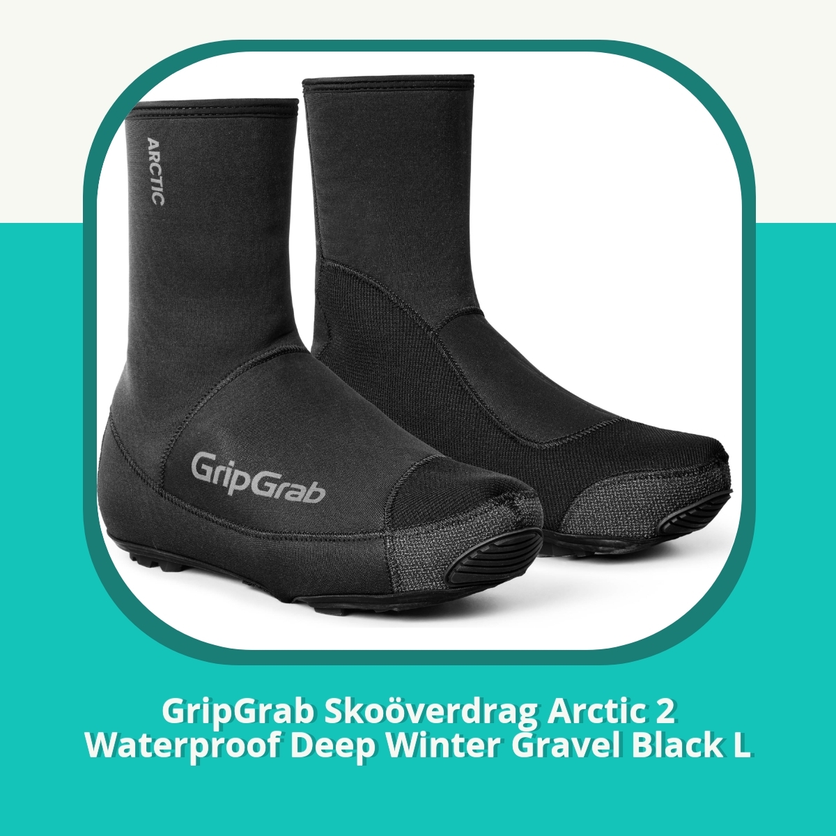 Recension af GripGrab Skoöverdrag Arctic 2 Waterproof Deep Winter Gravel Black L