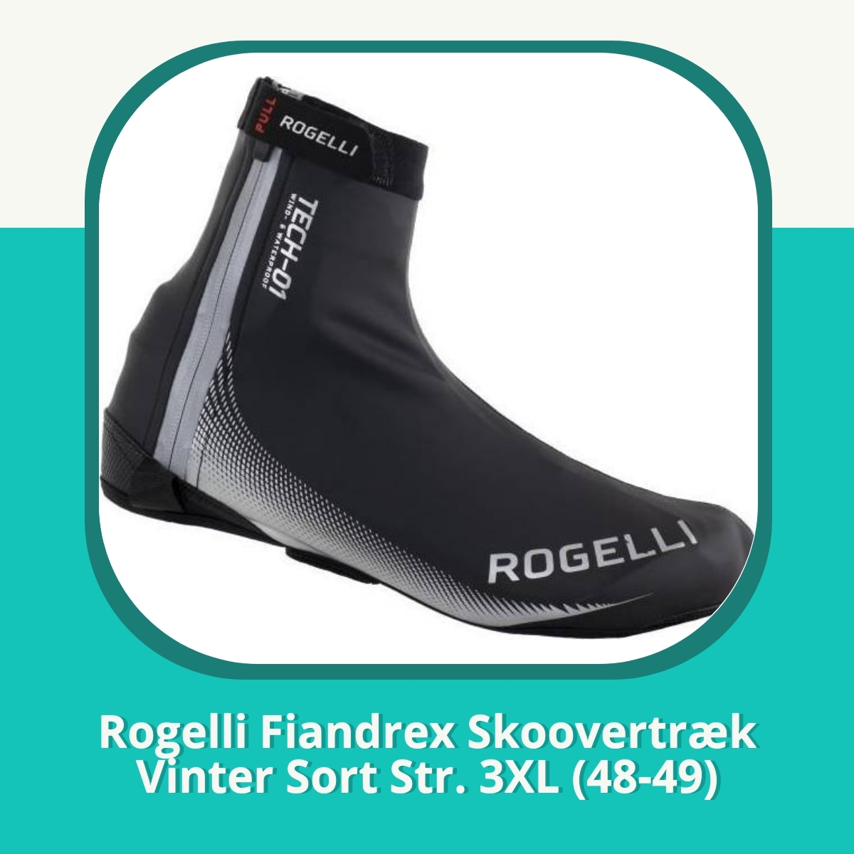 Anmeldelse af Rogelli Fiandrex Skoovertræk Vinter Sort Str. 3XL (48-49)