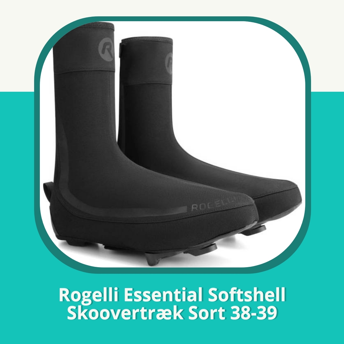 Anmeldelse af Rogelli Essential Softshell Skoovertræk Sort 38-39