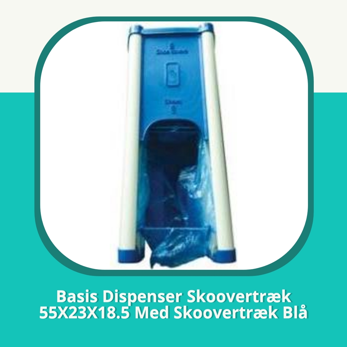 Anmeldelse af Basis Dispenser Skoovertræk 55X23X18.5 Med Skoovertræk Blå