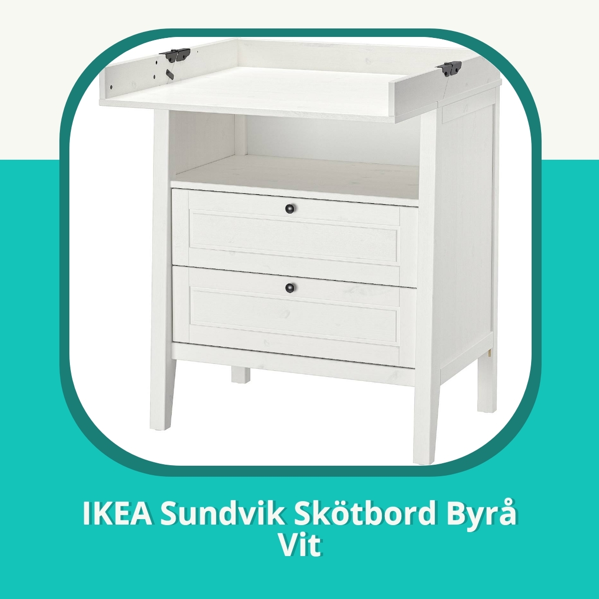 Recension af IKEA Sundvik Skötbord Byrå Vit