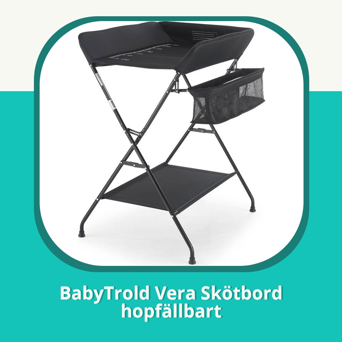 Recension af BabyTrold Vera Skötbord hopfällbart