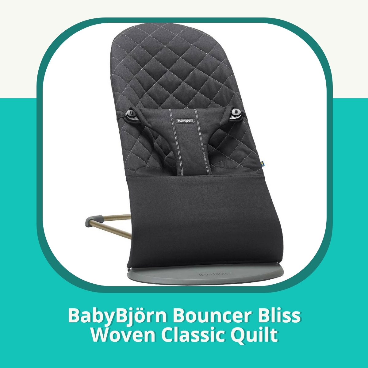 Anmeldelse af BabyBjörn Bouncer Bliss Woven Classic Quilt