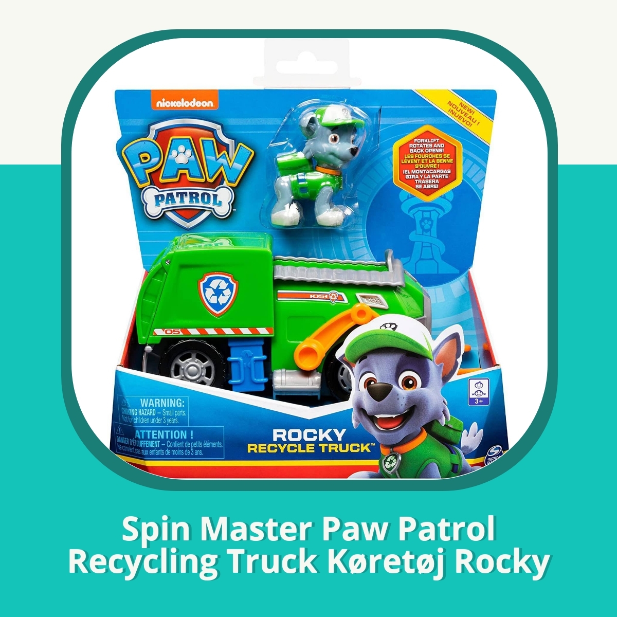 Anmeldelse af Spin Master Paw Patrol Recycling Truck Køretøj Rocky
