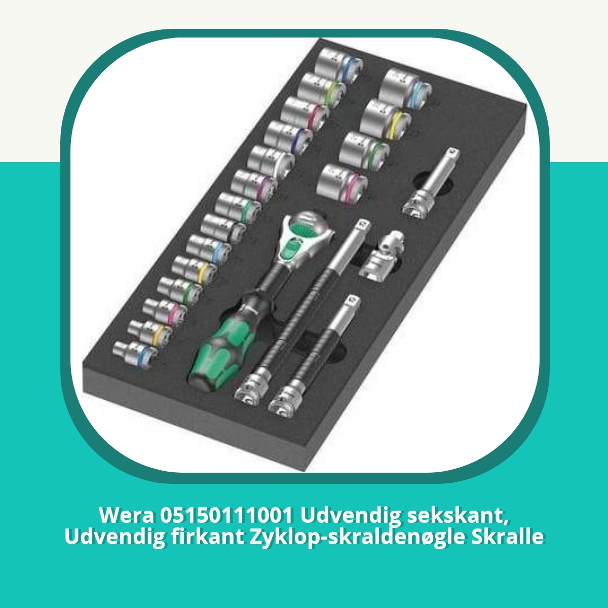 Anmeldelse af Wera 05150111001 Udvendig sekskant, Udvendig firkant Zyklop-skraldenøgle Skralle