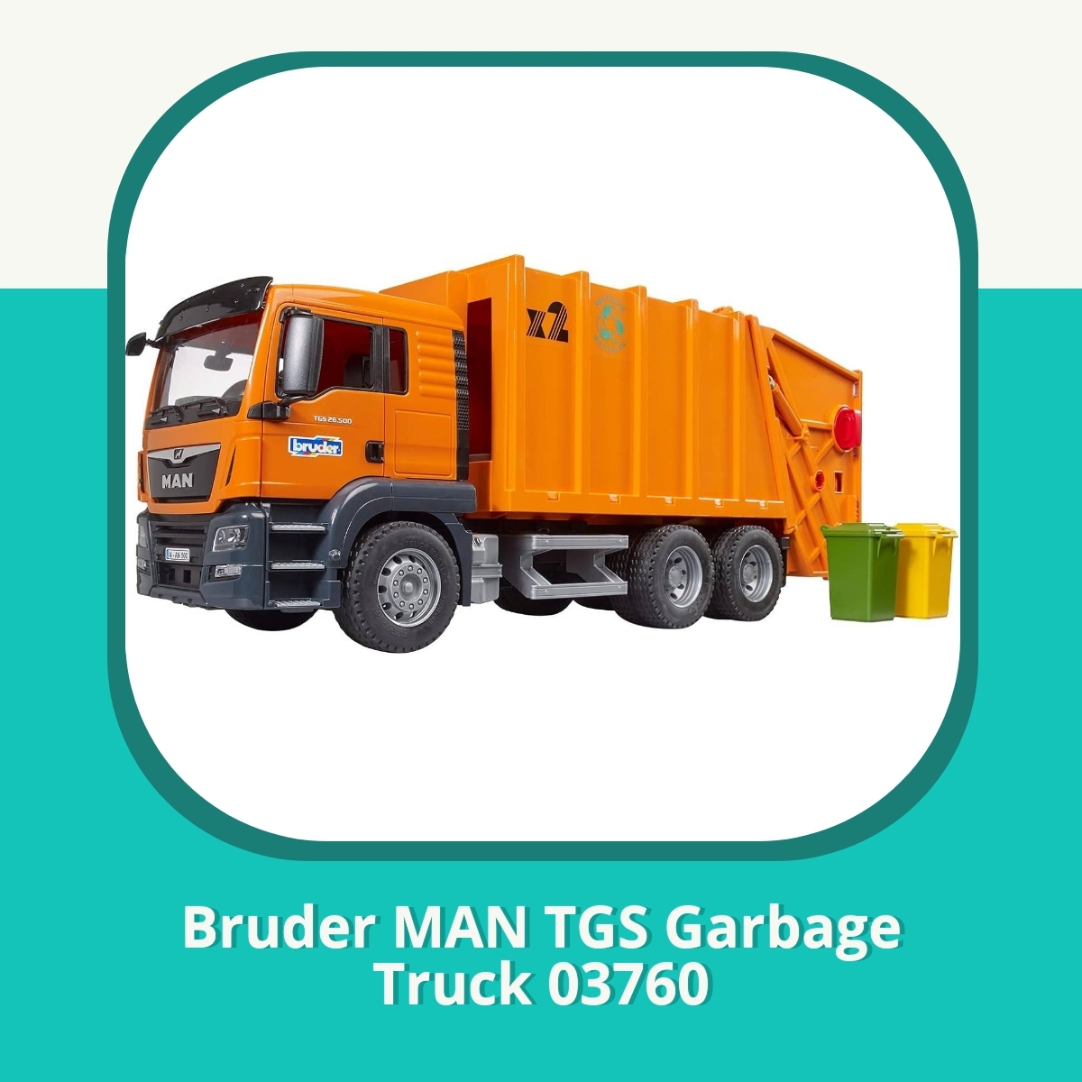 Anmeldelse af Bruder MAN TGS Garbage Truck 03760