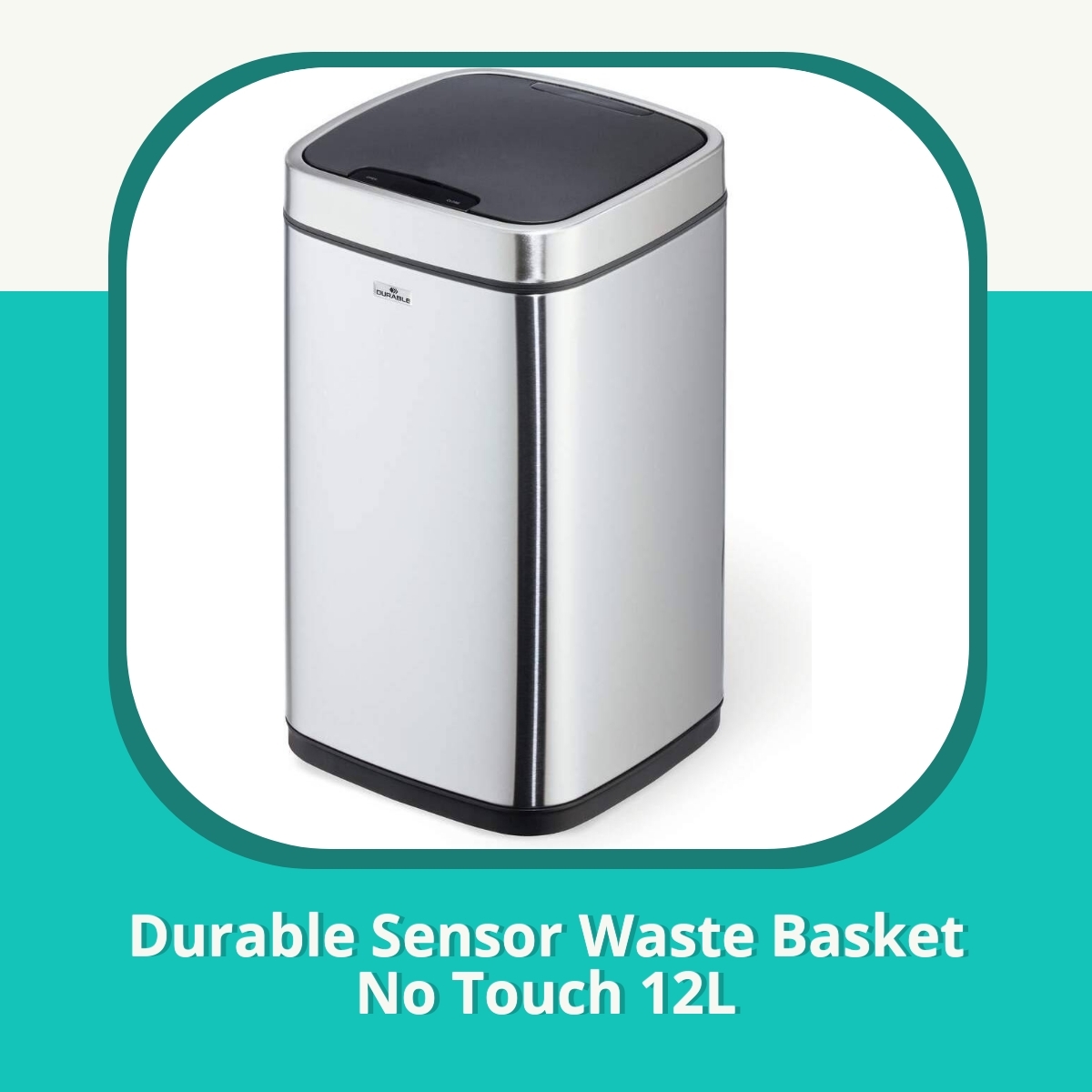 Anmeldelse af Durable Sensor Waste Basket No Touch 12L