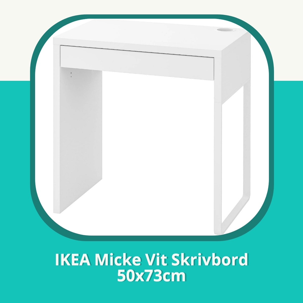 Recension af IKEA Micke Vit Skrivbord 50x73cm