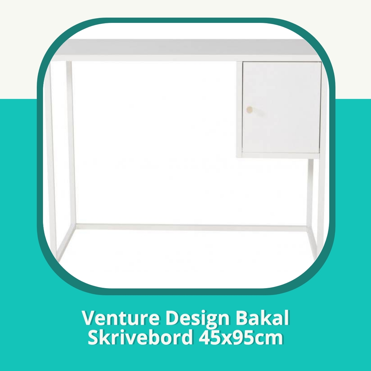 Anmeldelse af Venture Design Bakal Skrivebord 45x95cm