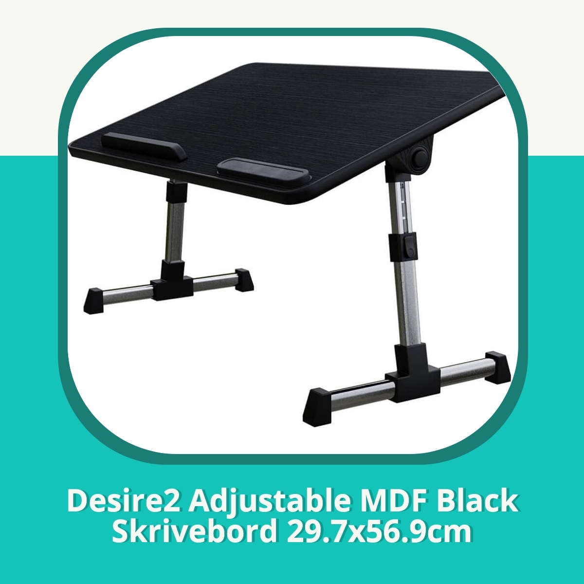 Anmeldelse af Desire2 Adjustable MDF Black Skrivebord 29.7x56.9cm