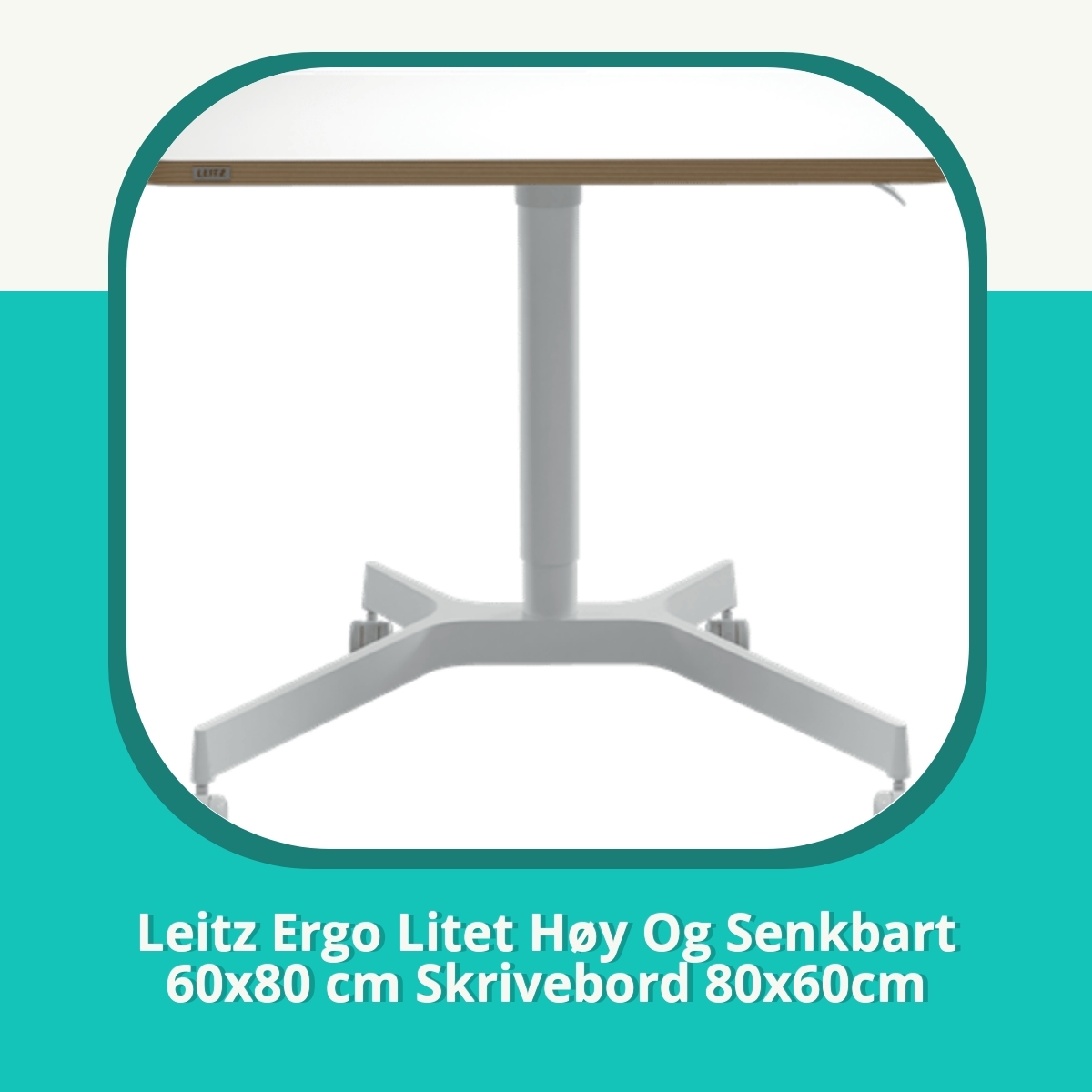 Anmeldelse af Leitz Ergo Litet Høy Og Senkbart 60x80 cm Skrivebord 80x60cm