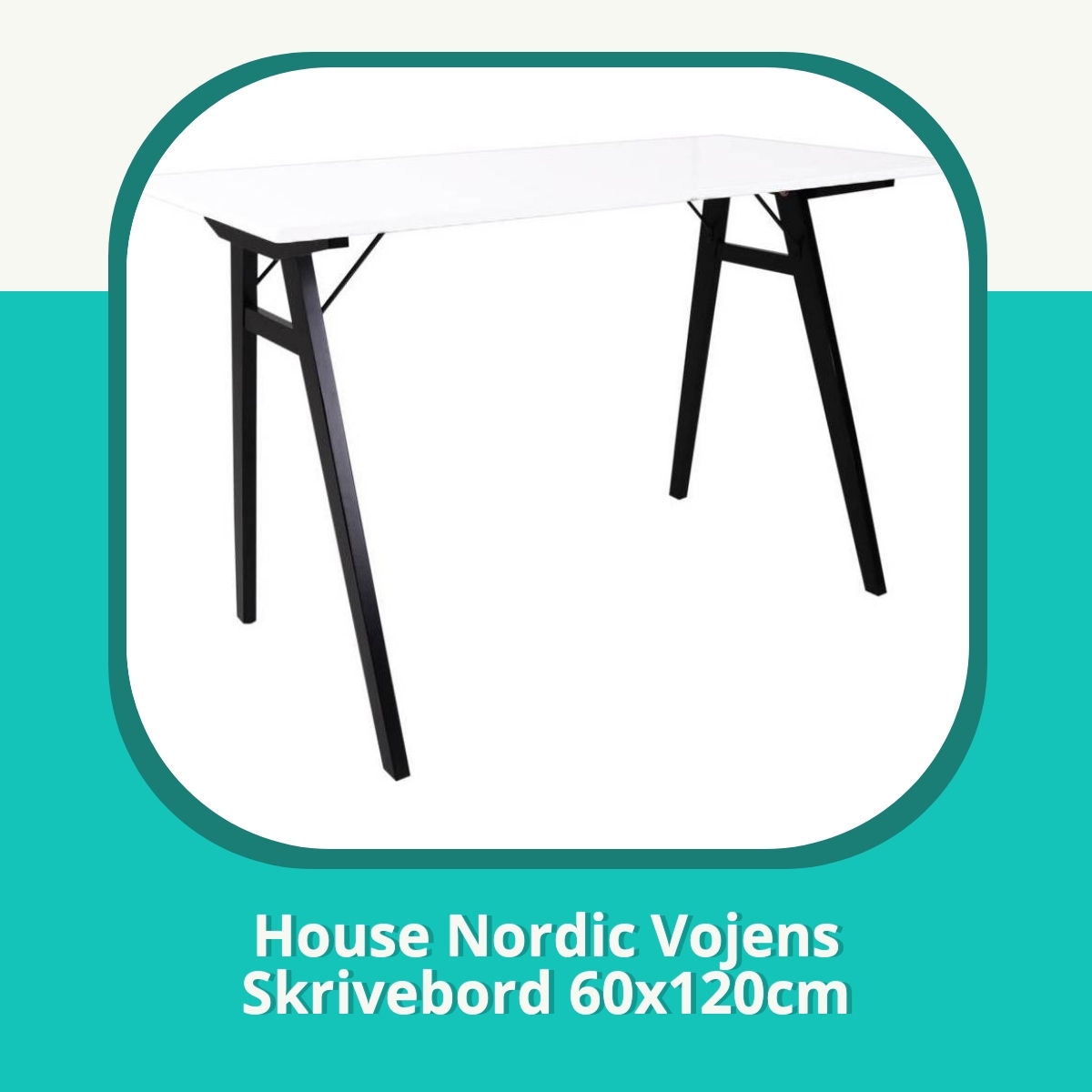 Anmeldelse af House Nordic Vojens Skrivebord 60x120cm