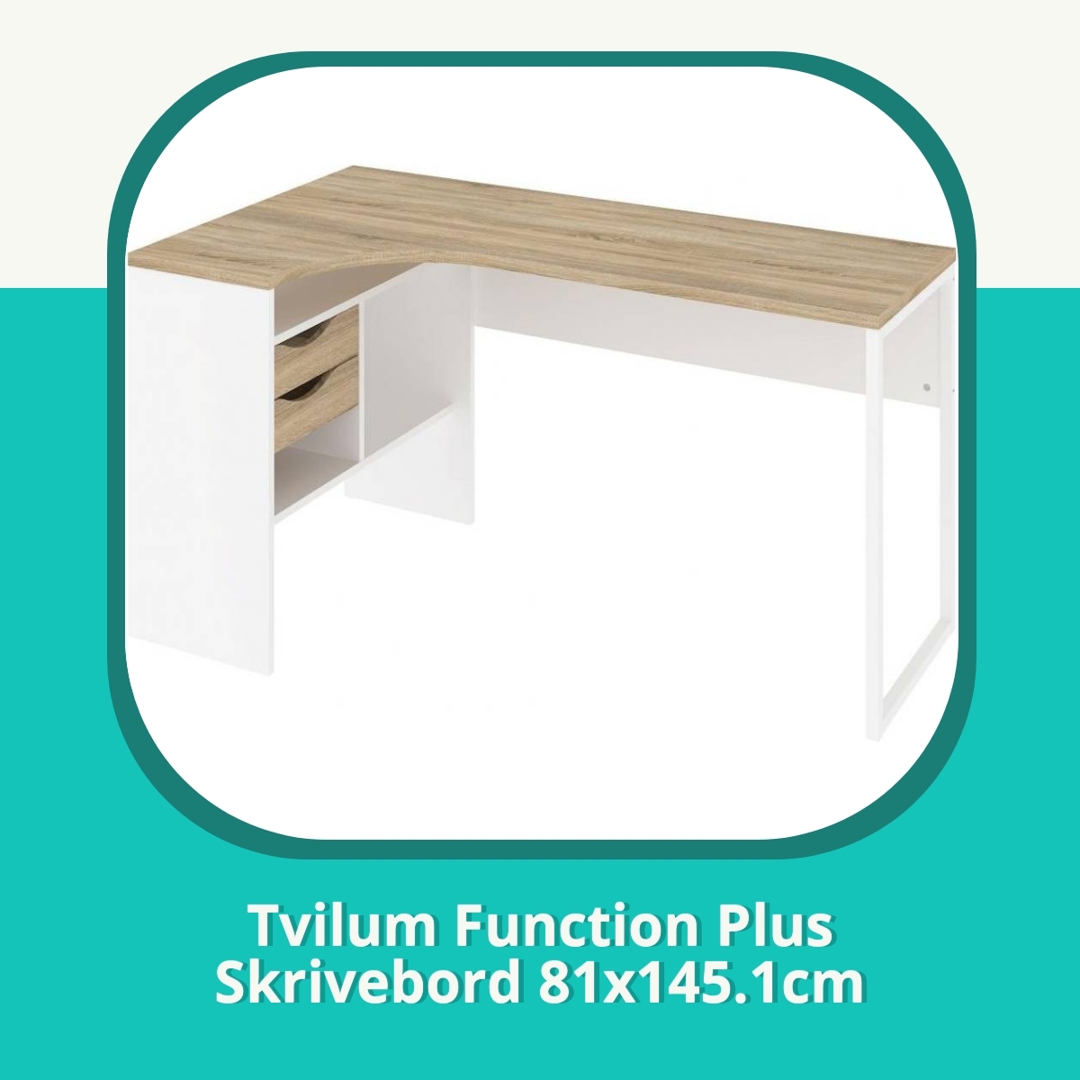 Anmeldelse af Tvilum Function Plus Skrivebord 81x145.1cm