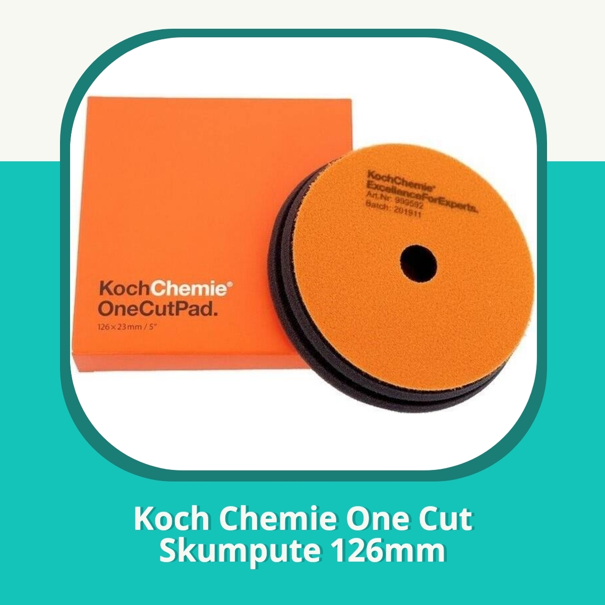 Anmeldelse af Koch Chemie One Cut Skumpute 126mm