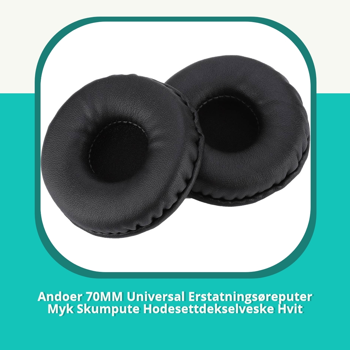 Anmeldelse af Andoer 70MM Universal Erstatningsøreputer Myk Skumpute Hodesettdekselveske Hvit