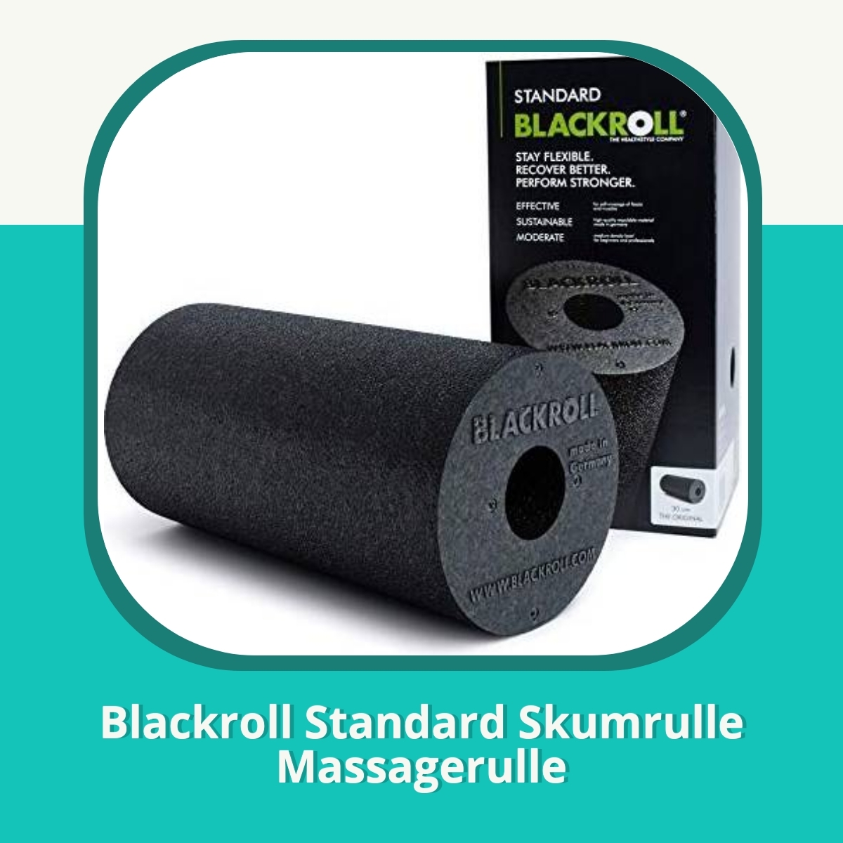 Recension af Blackroll Standard Skumrulle Massagerulle