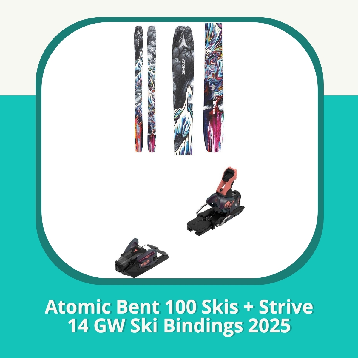 Recension af Atomic Bent 100 Skis ​+ Strive 14 GW Ski Bindings 2025
