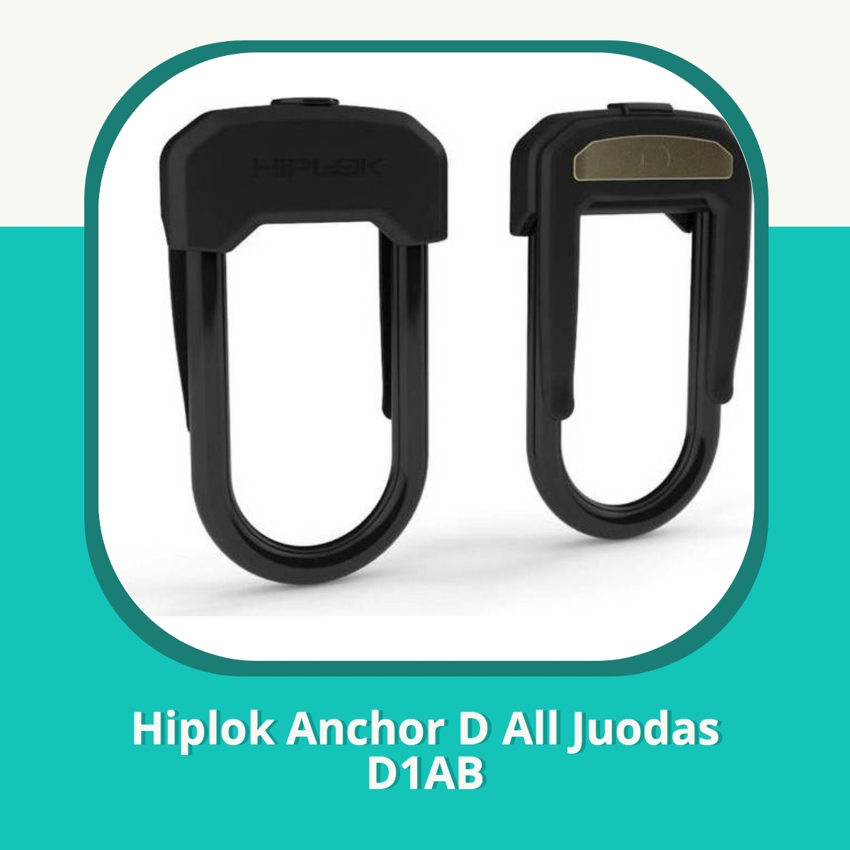 Anmeldelse af Hiplok Anchor D All Juodas D1AB