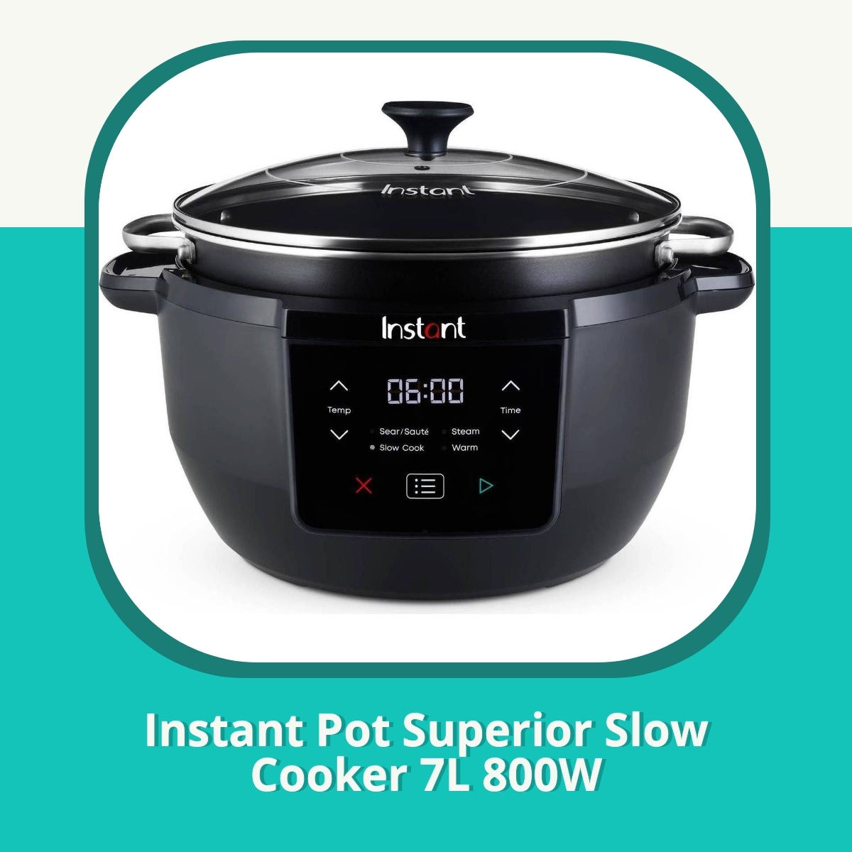 Recension af Instant Pot Superior Slow Cooker 7L 800W