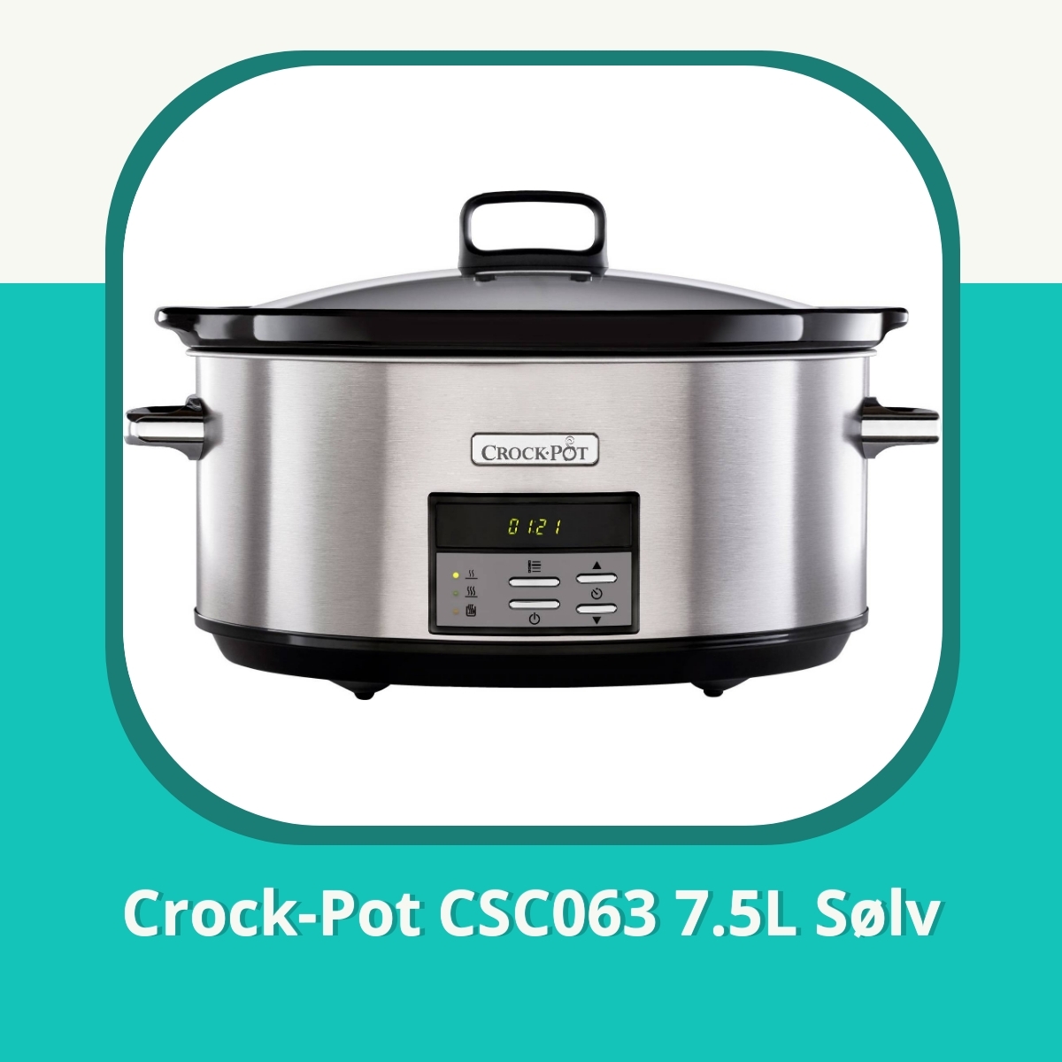 Anmeldelse af Crock-Pot CSC063 7.5L Sølv