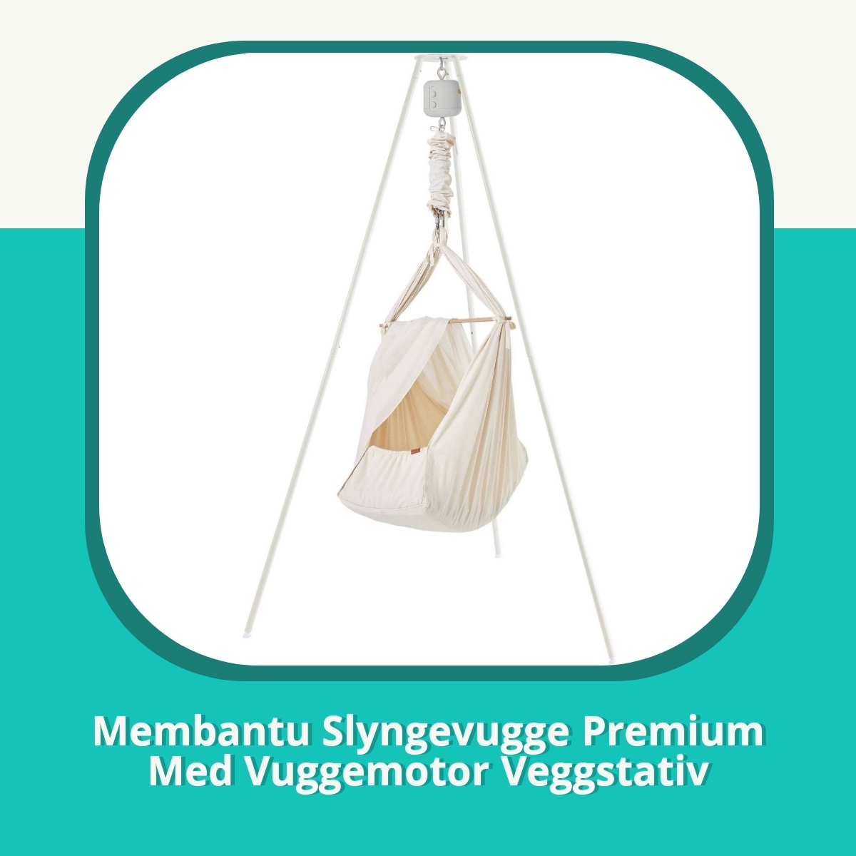 Anmeldelse af Membantu Slyngevugge Premium Med Vuggemotor Veggstativ