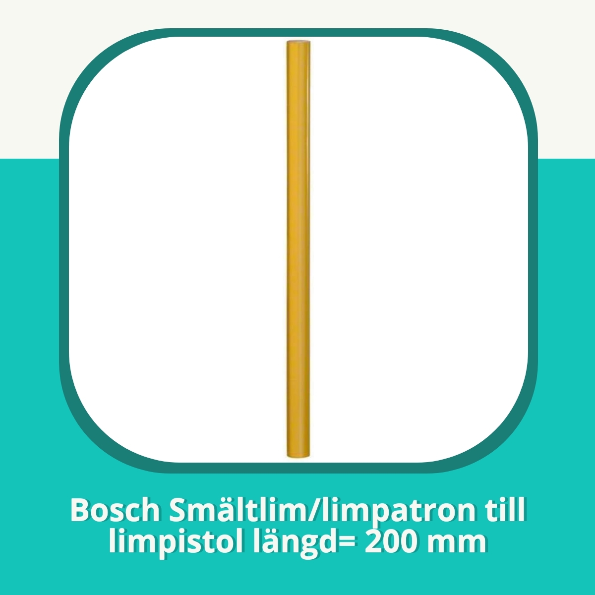 Recension af Bosch Smältlim/limpatron till limpistol längd= 200 mm