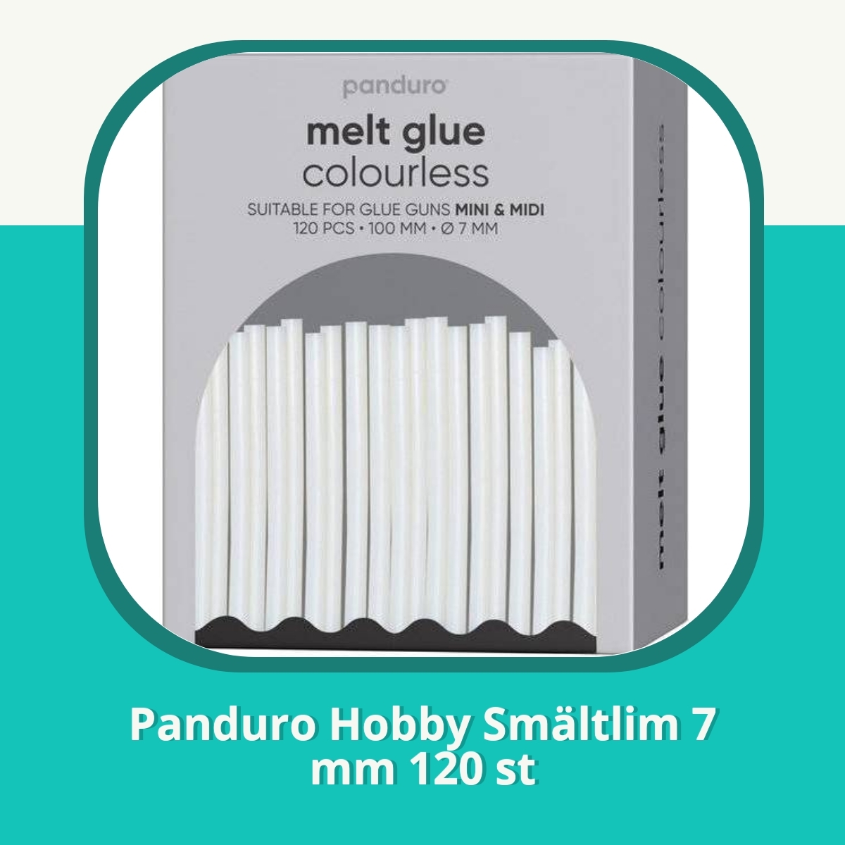 Recension Panduro Hobby Smältlim 7 mm 120 st