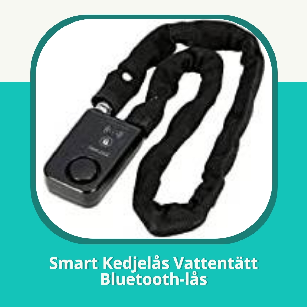 Recension af Smart Kedjelås Vattentätt Bluetooth-lås