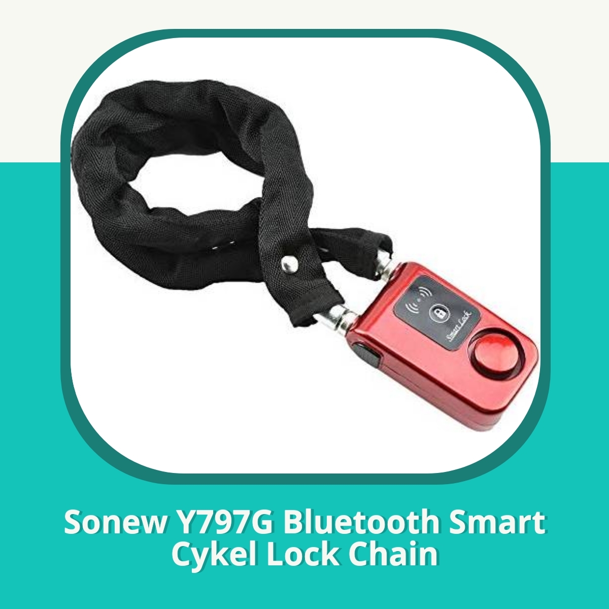 Recension af Sonew Y797G Bluetooth Smart Cykel Lock Chain