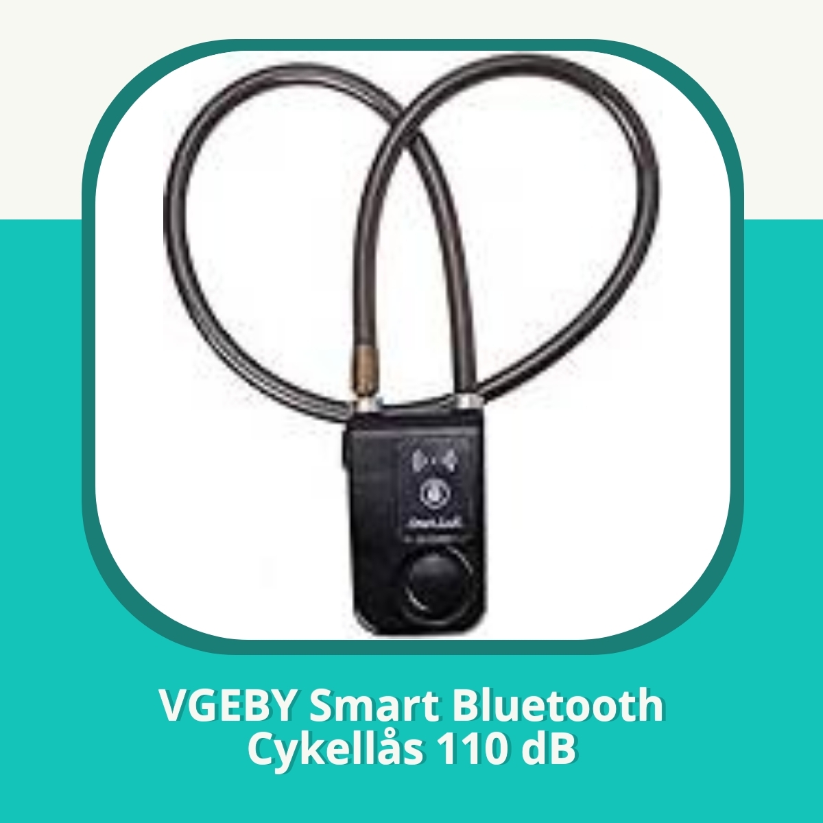 Recension VGEBY Smart Bluetooth Cykellås 110 dB