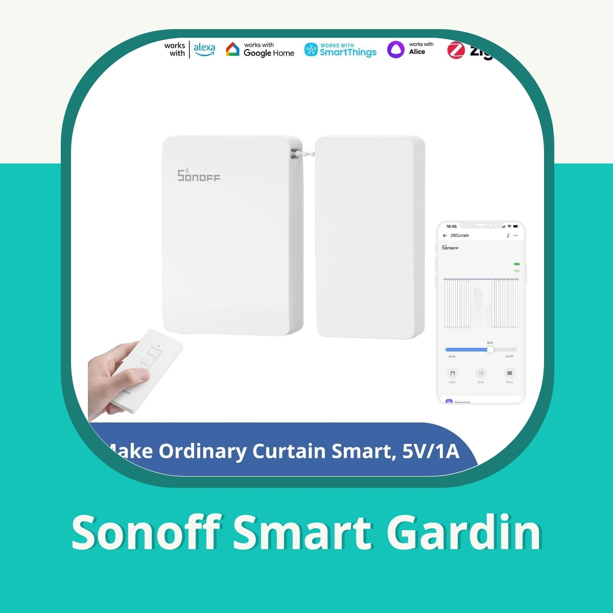 Anmeldelse af Sonoff Smart Gardin