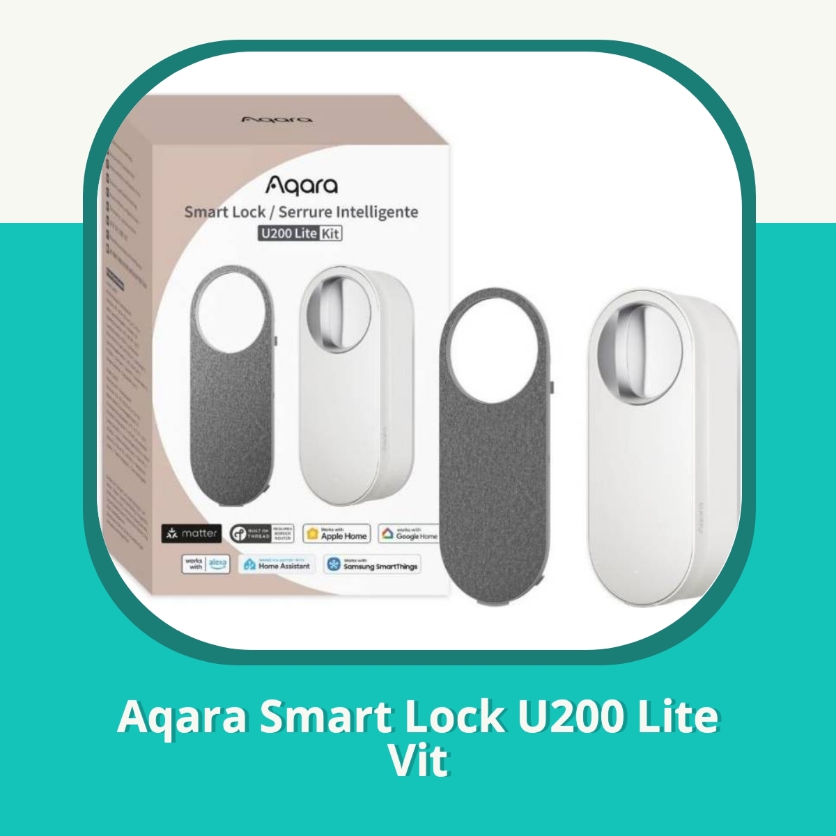 Recension af Aqara Smart Lock U200 Lite Vit