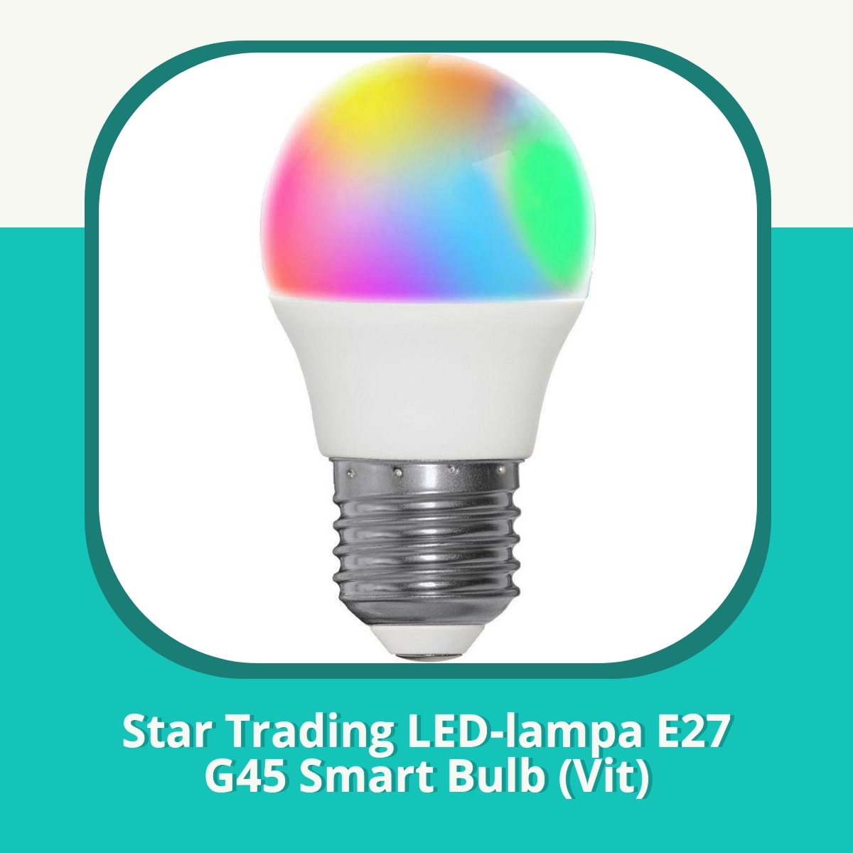 Recension af Star Trading LED-lampa E27 G45 Smart Bulb (Vit)