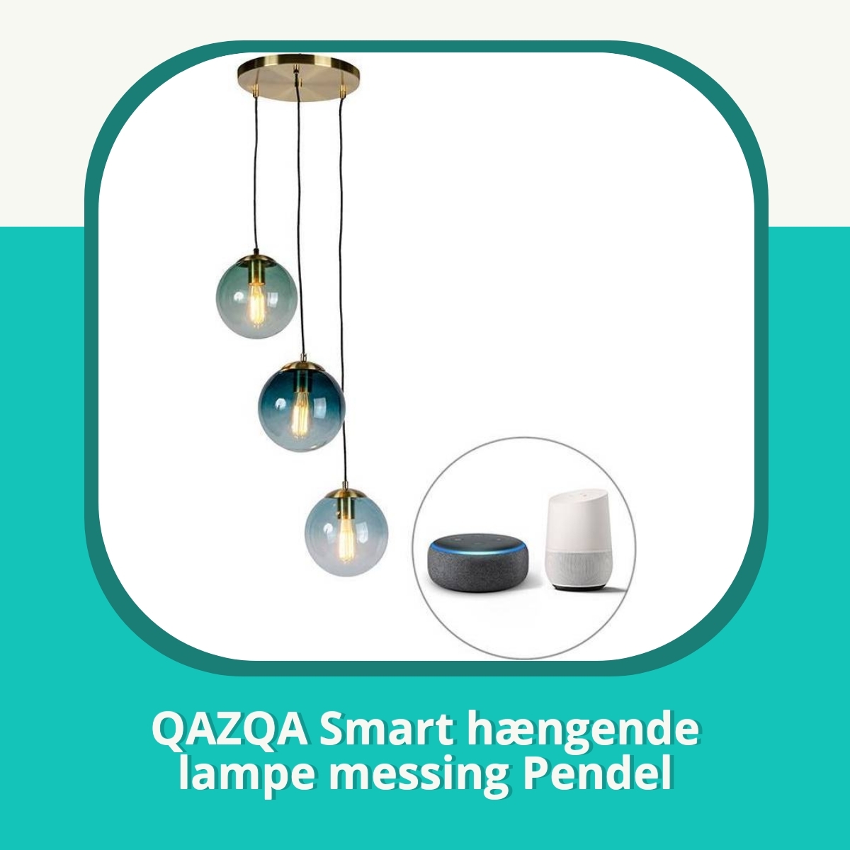 Anmeldelse af QAZQA Smart hængende lampe messing Pendel