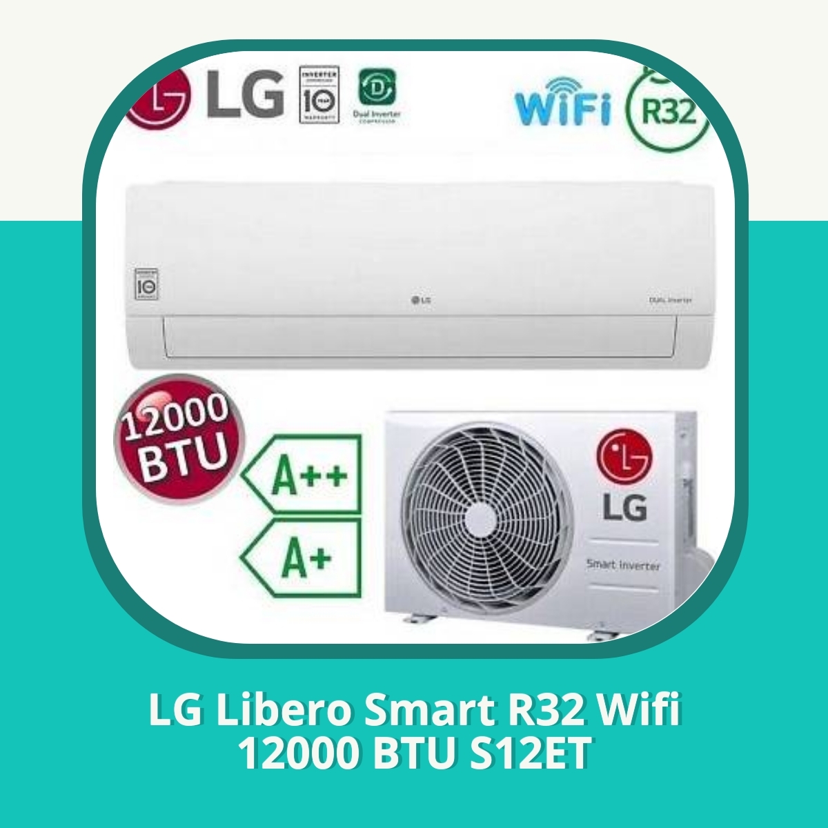 Recension af LG Libero Smart R32 Wifi 12000 BTU S12ET
