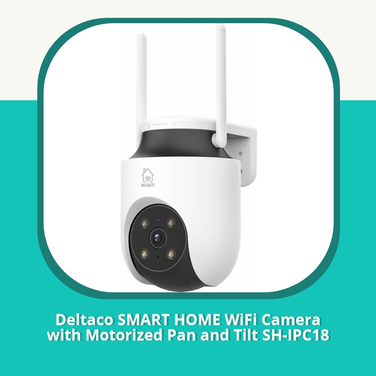 Recension Deltaco SMART HOME WiFi Camera with Motorized Pan and Tilt SH-IPC18