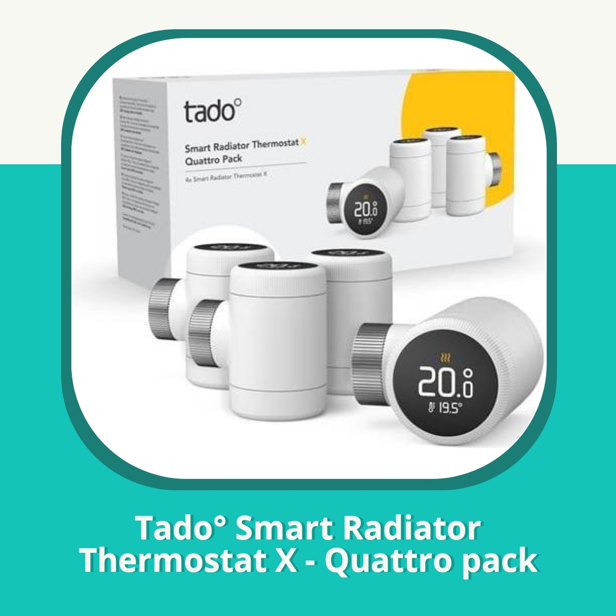 Recension af Tado° Smart Radiator Thermostat X - Quattro pack