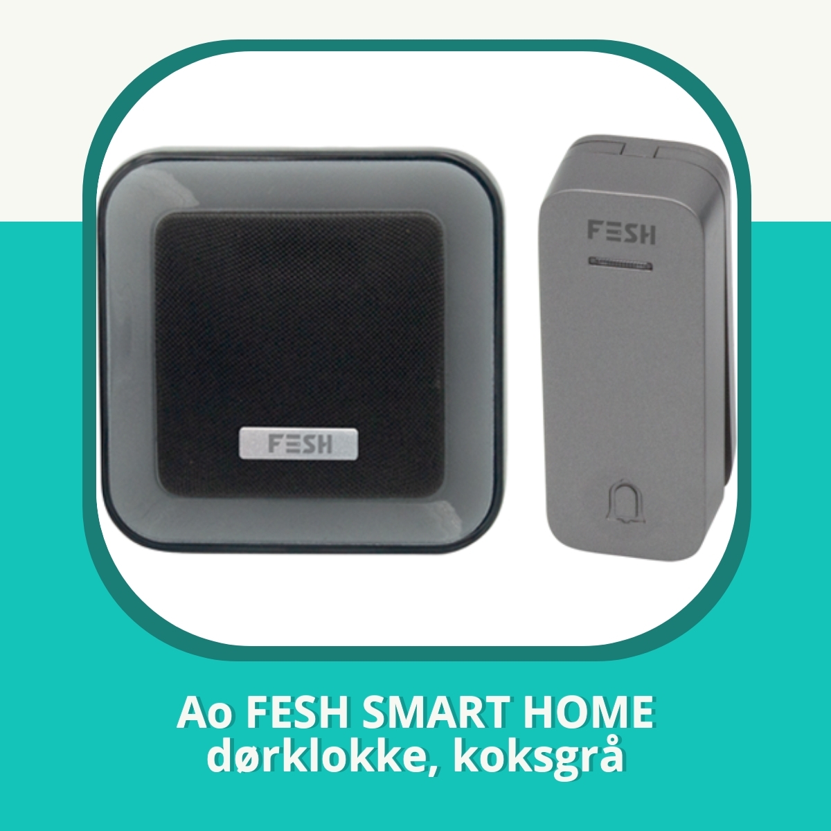 Anmeldelse af Ao FESH SMART HOME dørklokke, koksgrå