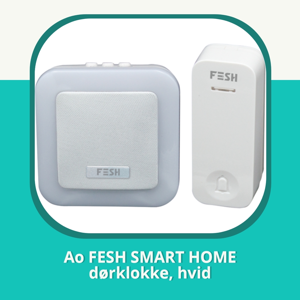 Anmeldelse af Ao FESH SMART HOME dørklokke, hvid