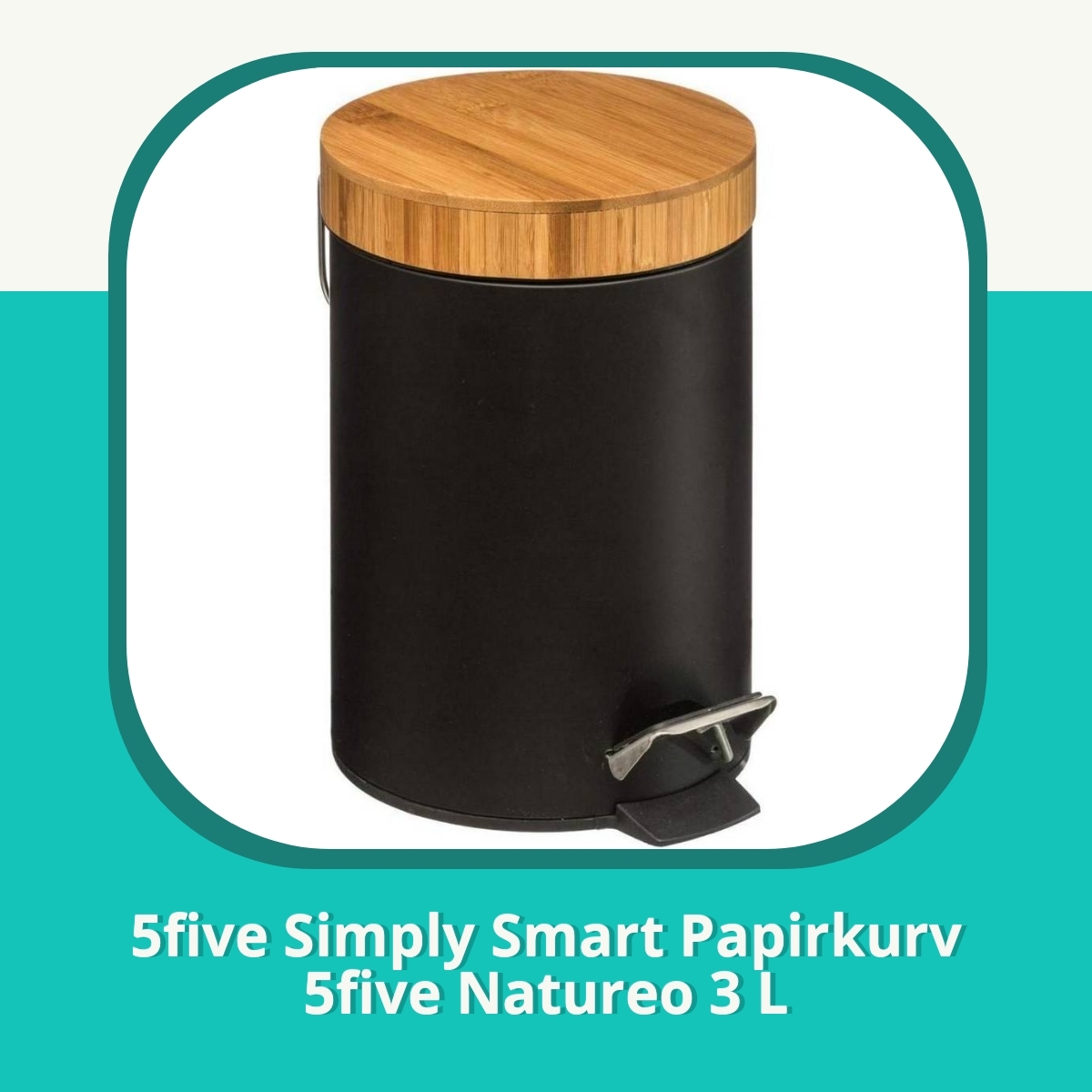 Anmeldelse af 5five Simply Smart Papirkurv 5five Natureo 3 L