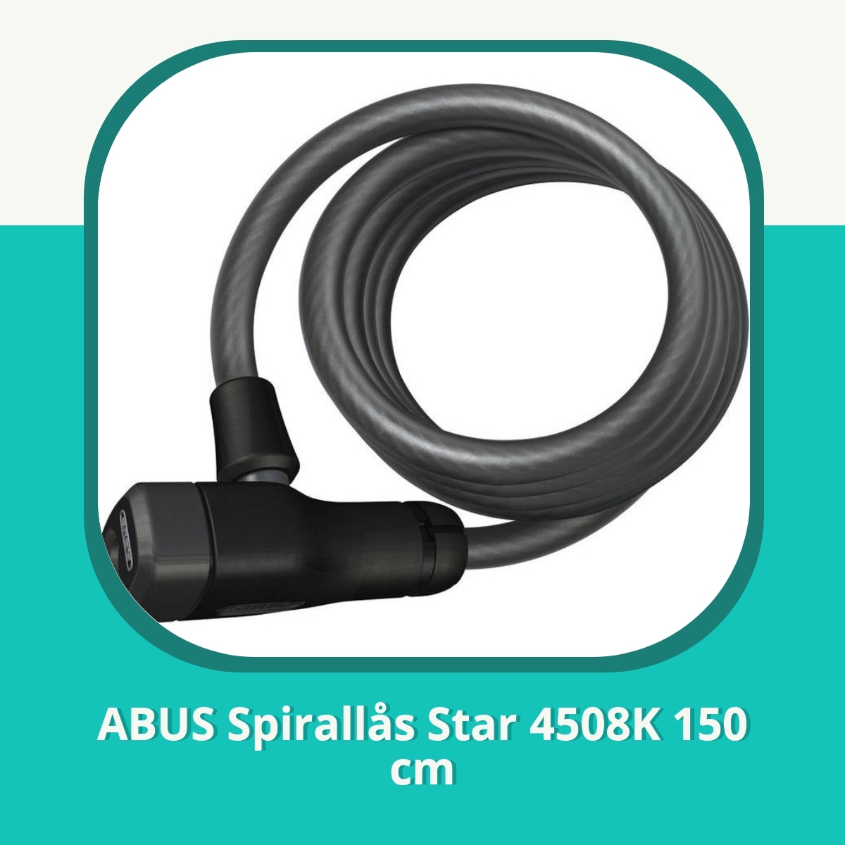 Anmeldelse af ABUS Spirallås Star 4508K 150 cm